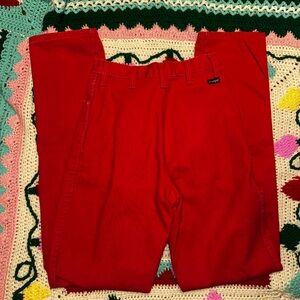 Red vintage Silverlake Wrangler ladies jeans